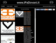 Tablet Screenshot of ipadovani.it